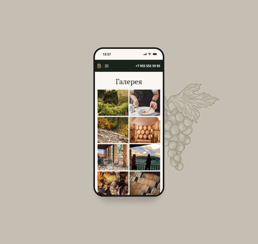 Фотография результата проекта - авторская винодельня