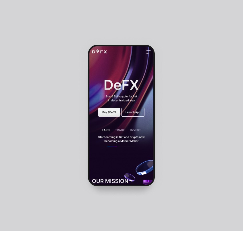 Фотография результата проекта - DeFX protocol