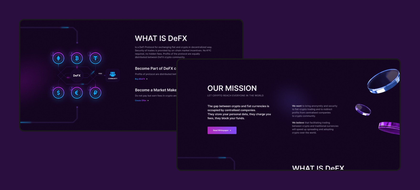 Фотография результата проекта - DeFX protocol