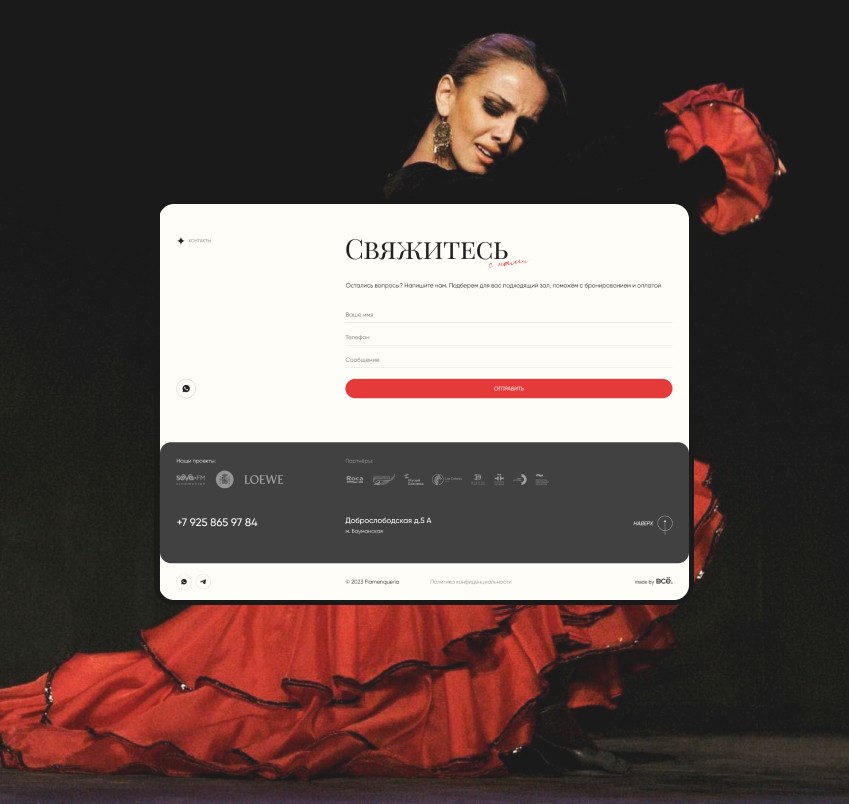Фотография результата проекта - Фламенкерия